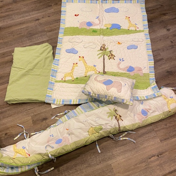 Pottery Barn Kids Other Pottery Barn Jungle Friends Bedding Poshmark